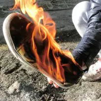 bonfire of the sneakers